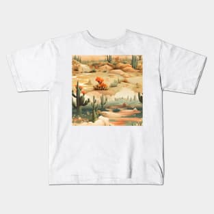 Fantasy Landscapes Desert Pattern 1 Kids T-Shirt